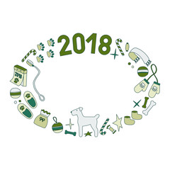 Symbols of the year dog