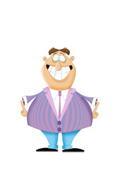 man with big smile on his face