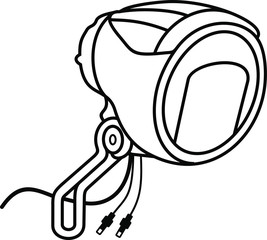 Bicycle Front Light Dynamo Hub