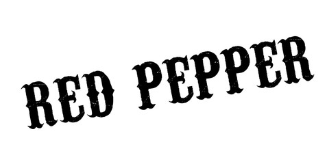 Red Pepper rubber stamp. Grunge design with dust scratches. Effects can be easily removed for a clean, crisp look. Color is easily changed.