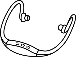 Wireless Headset Headphone Microphone Hands free