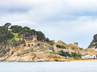 Fototapeta na wymiar Tossa de Mar fortress