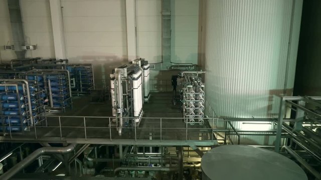 Modern filter system at large beer company