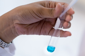 Education Biotechnology and Experiment chemical in the laboratory.	