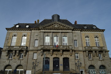 Fototapeta na wymiar Hôtel de Ville de La Ferté-Macé (Orne - France)