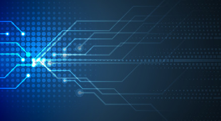 Digital technology world. Business virtual concept. Vector background