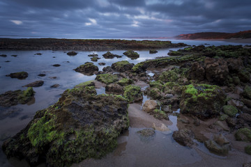 Sunrise at Rocky Beach, Australian Landscape