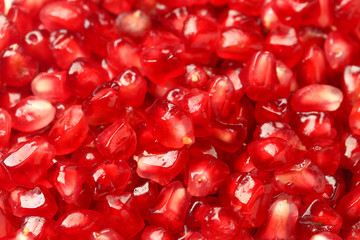 pomegranate seeds background