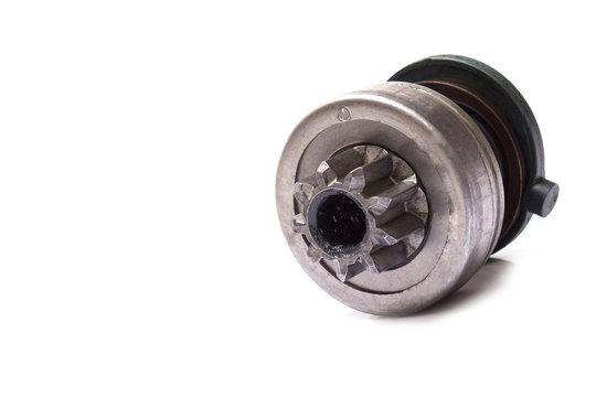 Bendix starter car on a white background. Isolated.