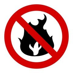 Open fire forbidden