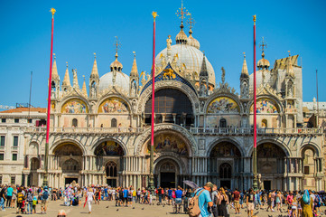 Fototapeta premium Venedig, Stadt auf Pfählen