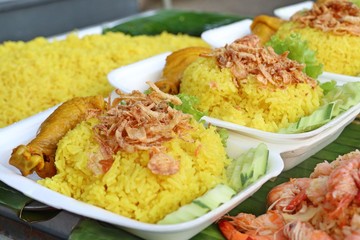 biryani rice with chicken