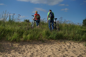 walk, bicycle