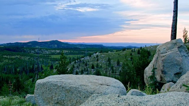 Sunset granite view 2 Elkhorn Mountains Oregon Wallowa 90