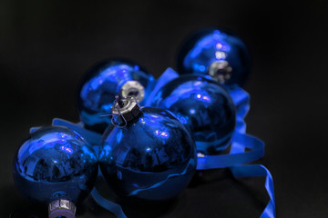 Dark blue baubles