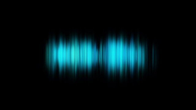 Sound Wave Abstract Blue Light Background