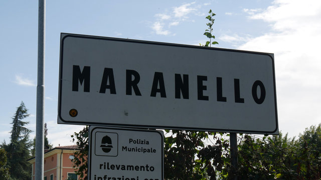 Maranello cartello stradale