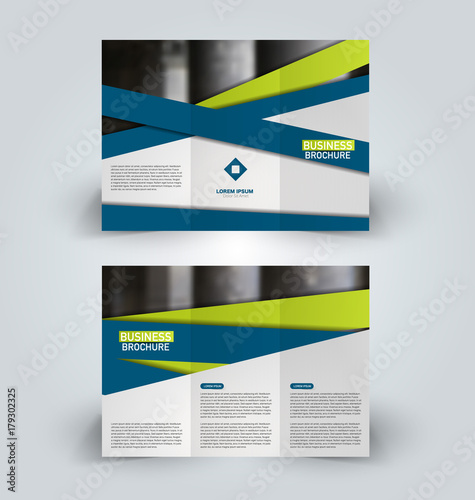 brochure template business trifold flyer creative design trend for