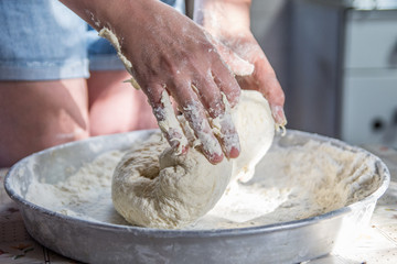 Fototapeta premium Home making bread