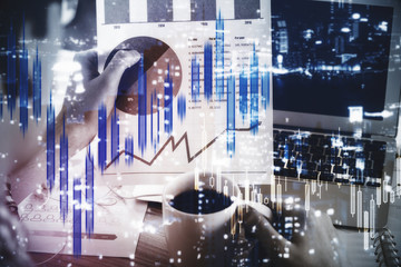 Economy and sales concept