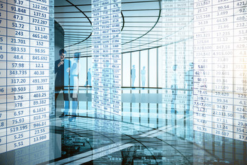 Forex and meeting concept