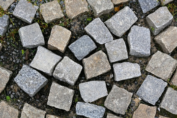 The pavement surface needs to be repaired