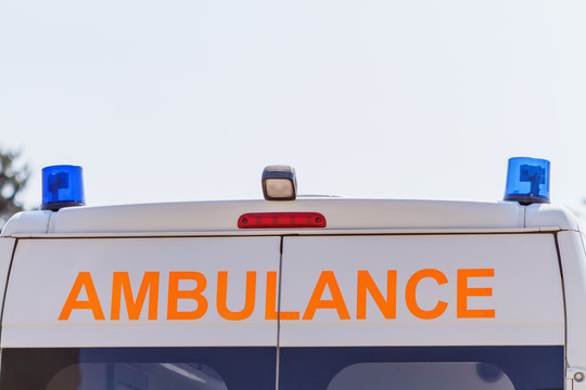 Back Side Of An Ambulance