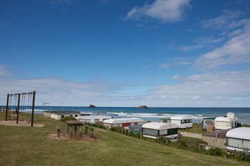 Hawke's bay  cape kidnappers coast New Zealand