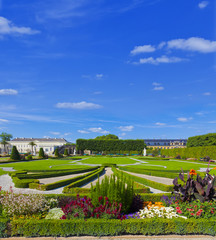 Schlosspark der Herrenhäuser Gärten in Hannover ( großer Garten )