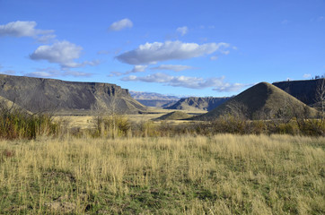 View from the trail overlooking the Boise River canyon.