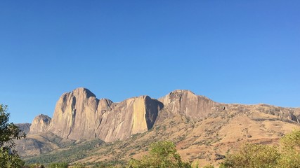 Andringitra Mountains in Andringitra National Park in Madagascar 