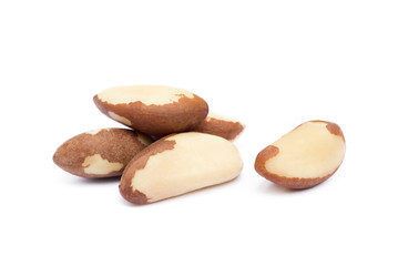 Fototapeta na wymiar Para nuts isolated on a white background
