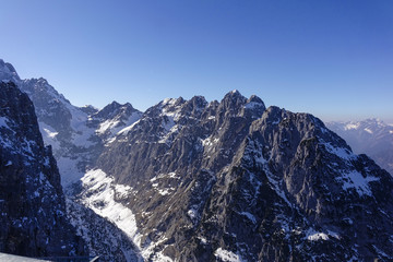 View from the Alpsitze, Germany, Bavaria