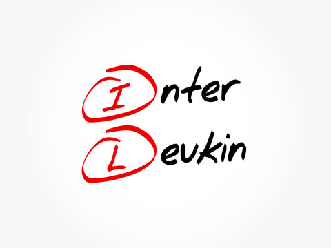 IL - interleukin acronym, concept background