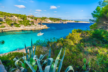 View of  Cala Llombards, Mallorca Island, Spain