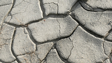 Texture di argilla di eruzione vulcanica sul terreno