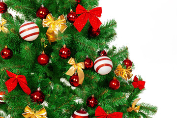 Christmas Tree isolated on white background