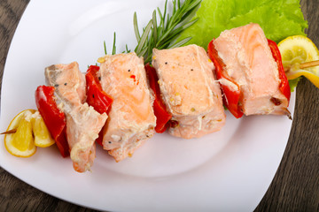 Salmon Skewer