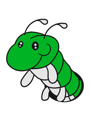 loch boden raupe schnecke kriechen schlange süß niedlich comic cartoon