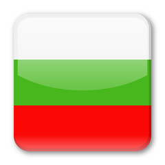 Bulgaria Flag Vector Square Icon