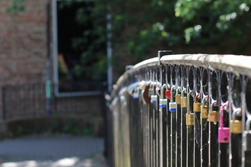 Bridge with Padlocks