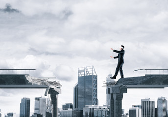 Hidden risks and dangers concept.