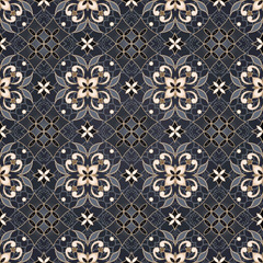 Vector seamless texture for design template.