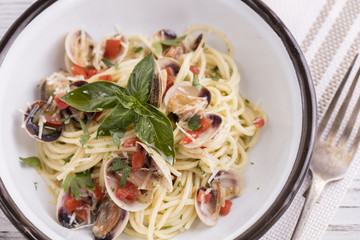 spaghetti vongole