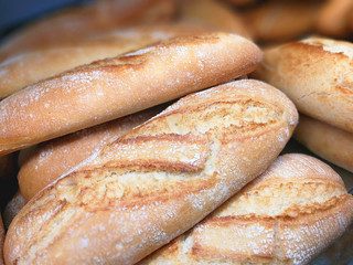 bread in the showcase