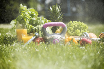 Fitness food outdoor