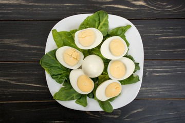 Pate of boiled eggs