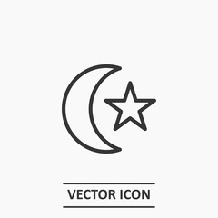 Islamic symbol against white background