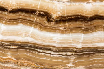 Tuinposter Close up of onyx marble texture. © Dmytro Synelnychenko