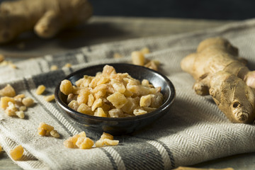 Sweet Organic Crystallized Ginger Candy